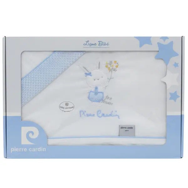 xx Drap de lit pour bébé Bleu Pierre Cardin Paris