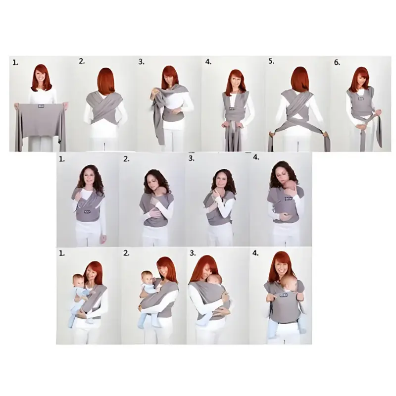 Écharpe de portage flexible Neko – Cannelle