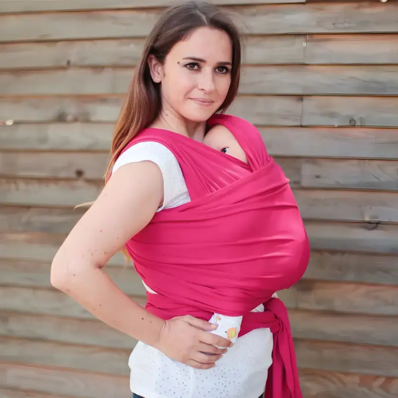 Écharpe de portage flexible Neko – Fuchsia