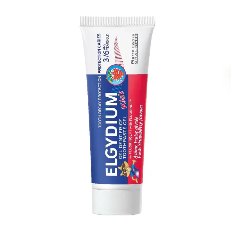 xx Elgydium Kids Dentifrice Fresh Strawberry - 3-6 Ans