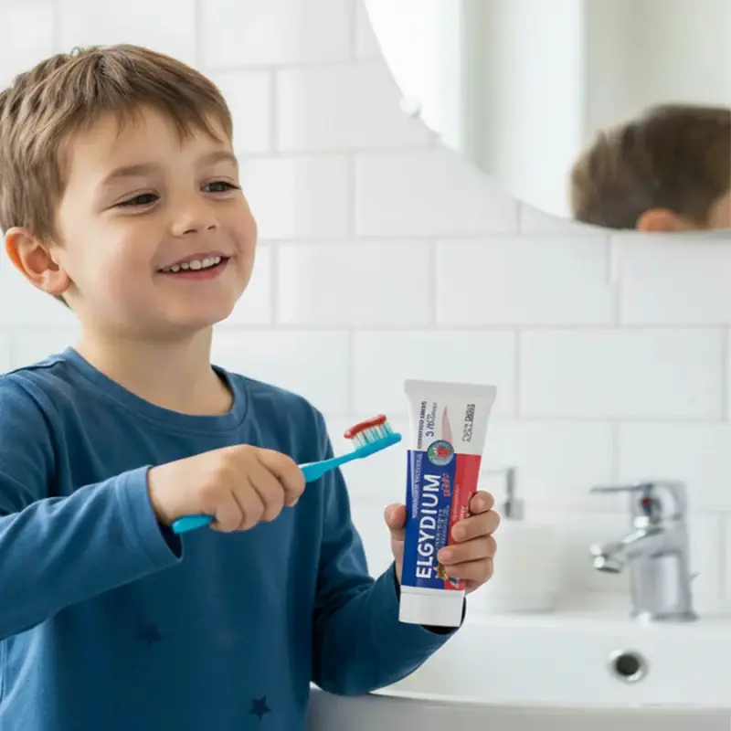 Elgydium Kids Dentifrice Fresh Strawberry - 3-6 Ans