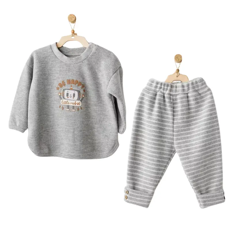 xx Ensemble 2 pièces Gris AC26212- Andywawa