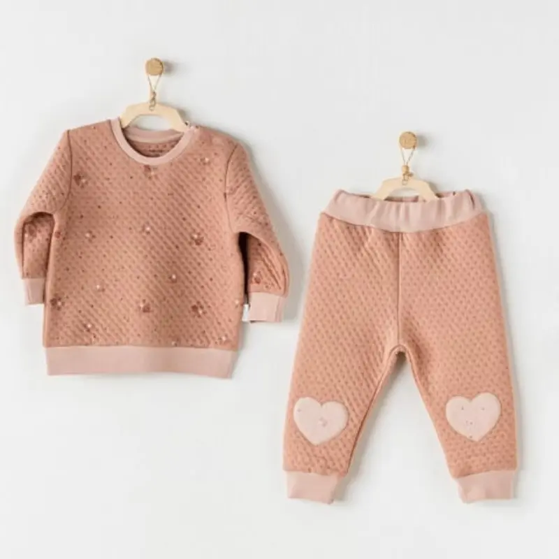 xx Ensemble 2 pièces pour bébé fille à fleurs Andywawa