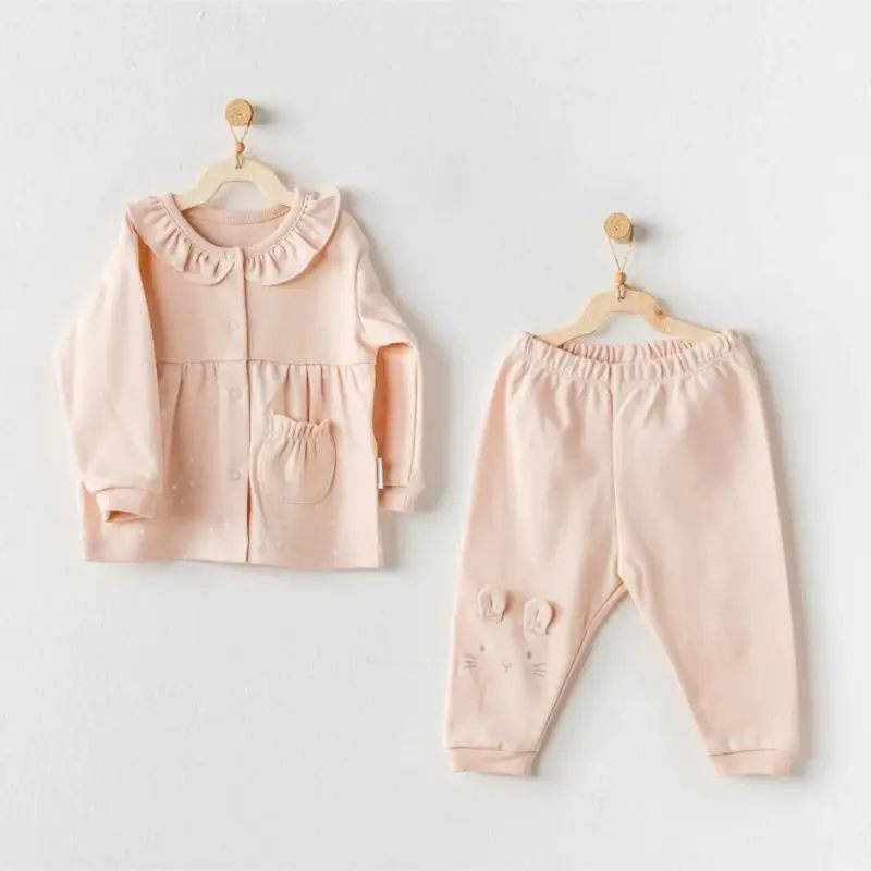 xx Ensemble bébé 2 pièce pour bébé fille Rose - Andywawa