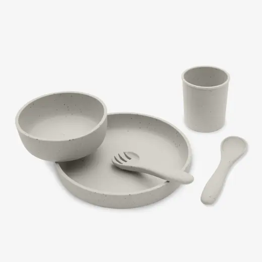 Ensemble d'alimentation 5 pièces en platinum silicone