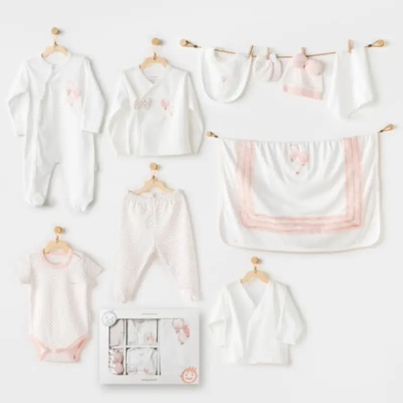 xx Ensemble de 10 pièces pour nouveau-né fille à l'hôpital AC25551