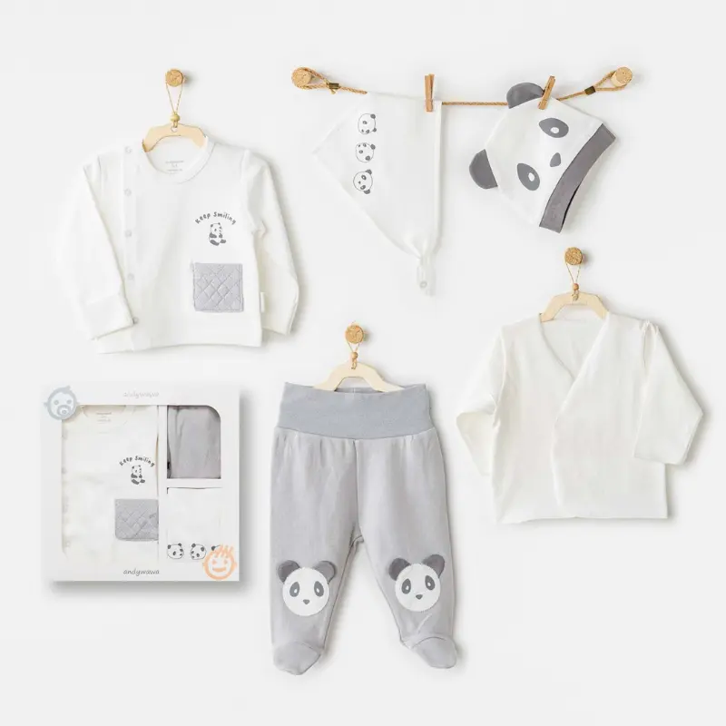 Ensemble de 5 pièces Andywawa pour la sortie de l'hôpital du bébé AC26020