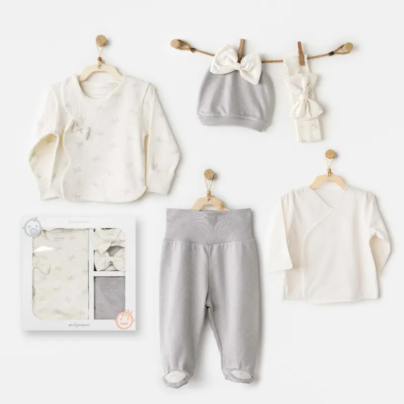 xx Ensemble de 5 pièces pour nouveau-né fille AC26250