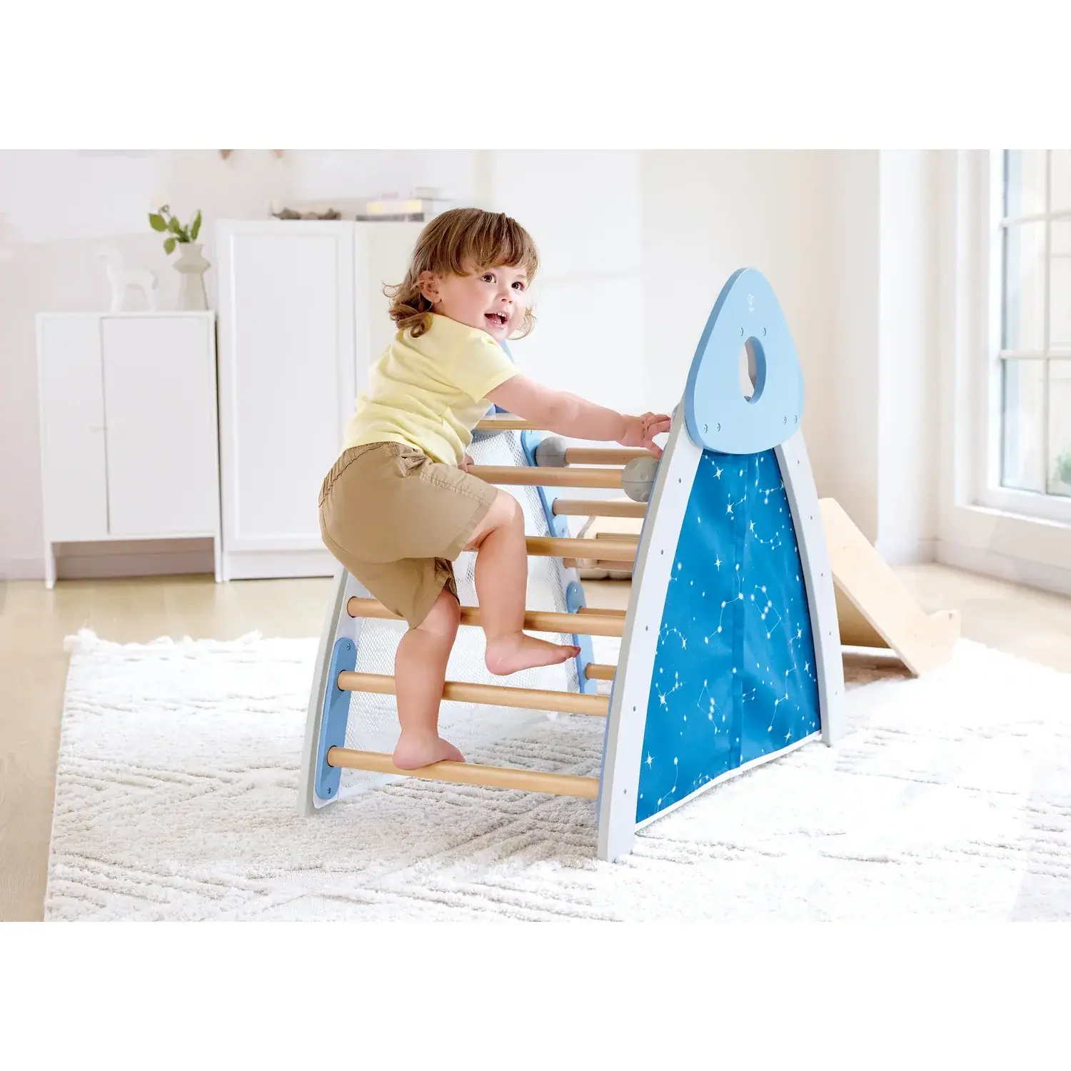 Ensemble de gym 4 en 1 : escalade et toboggan
