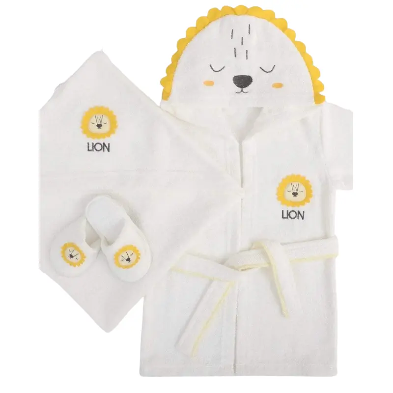 xx Ensemble sortie de bain pour bébé motif lion-Bebitof