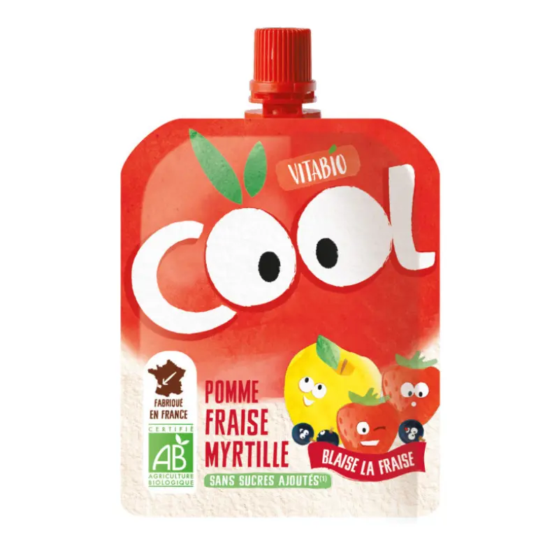 Fruit Pomme Fraise Myrtille - vitabio