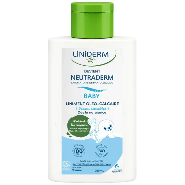 Gilbert Neutraderm Liniderm Liniment Oléo-Calcaire Stabilisé 250ml