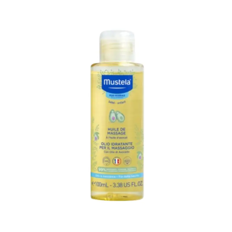 Huile de massage à l’huile d’avocat – Mustela