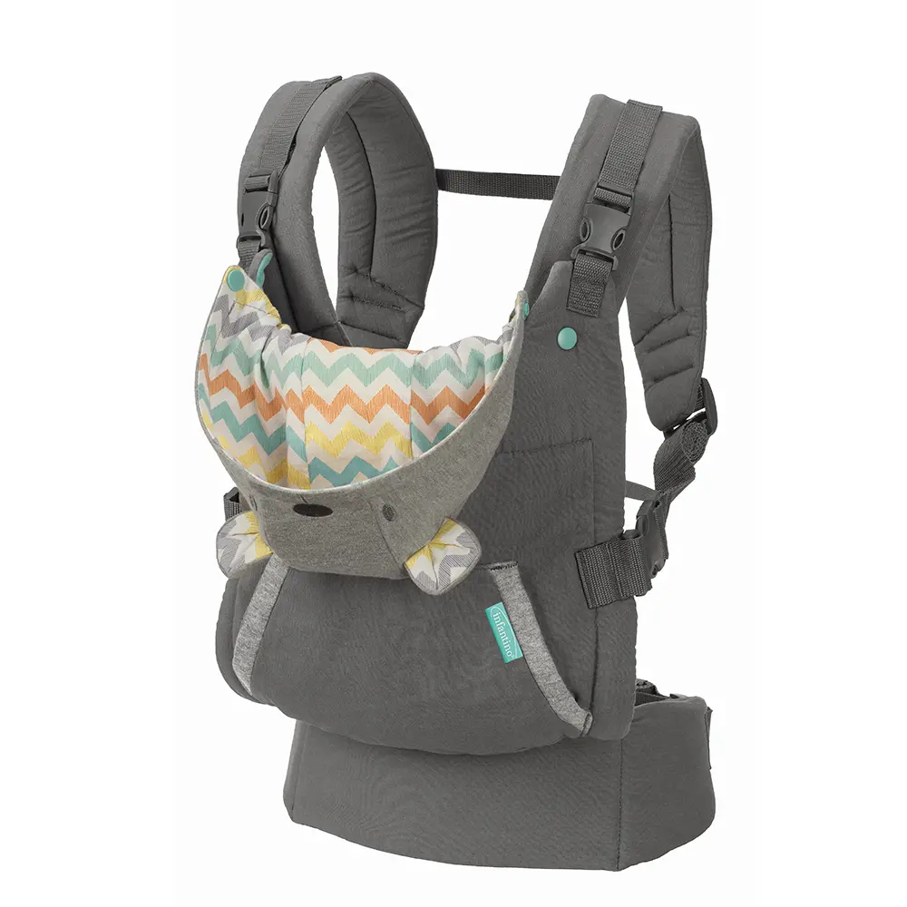 Infantino Porte-Bébé à Capuche Cuddle Up - Gris