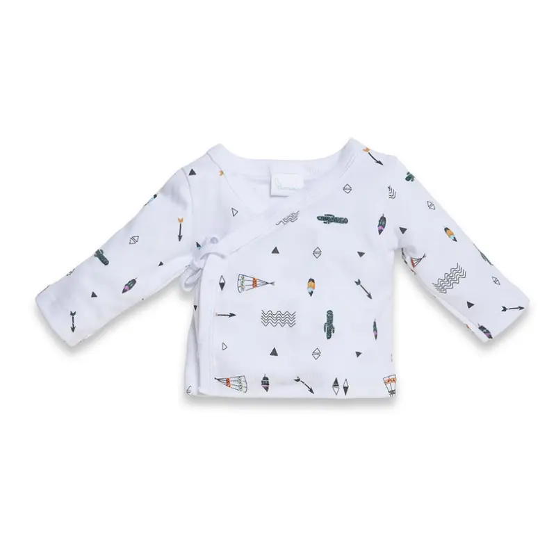 Interbaby Set 5Pcs Rose (Chemise+Pantalon+Gants+Bavoir+ChaussEttes) (0-6 Mois)