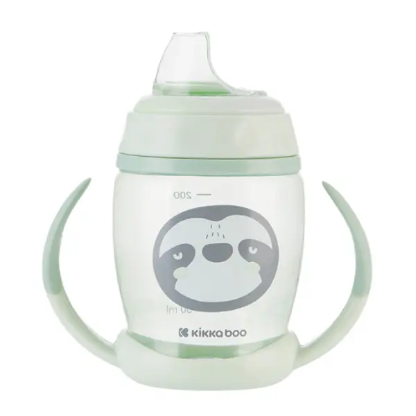 Kikkaboo Gobelet PP 200ml Happy Face Vert