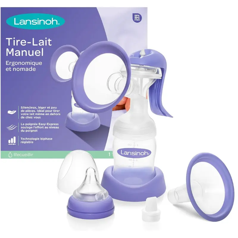 xx Tire-lait Manuel Lansinoh