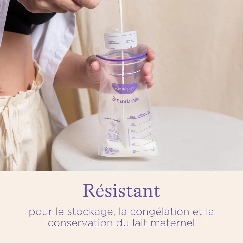 Lansinoh Sachets de Conservation du Lait Maternel 25 Unités