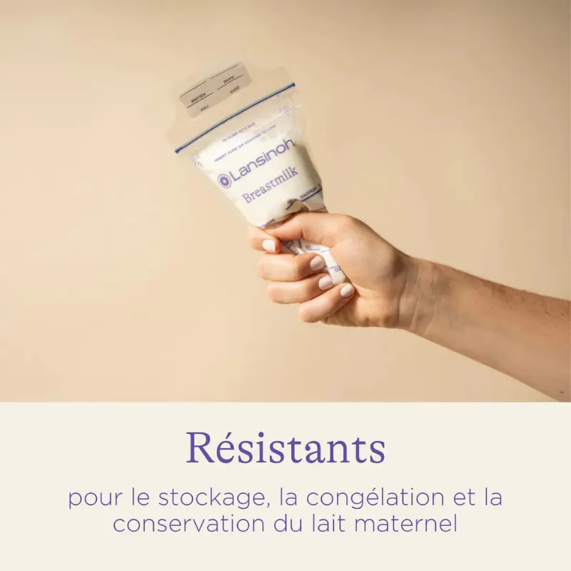 Lansinoh Sachets de Conservation du Lait Maternel 50 Unités