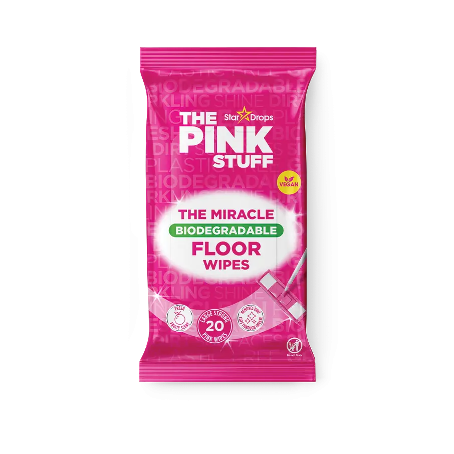 xx Lingettes biodégradables Pink Stuff