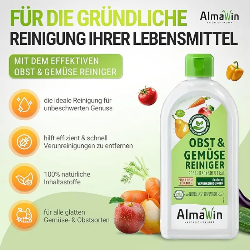 Liquide vaisselle écologique pour fruits et légumes 500 ml