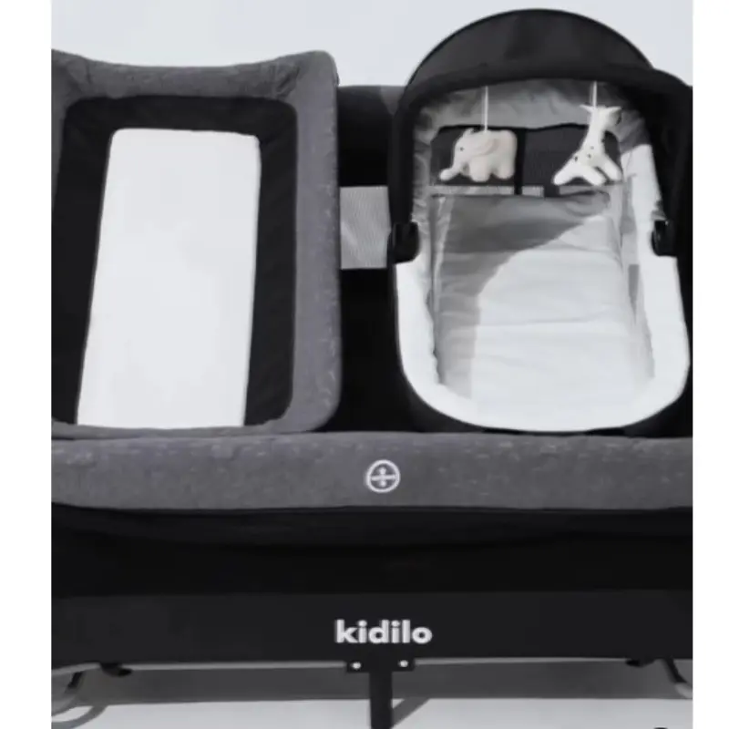 Lit Cododo Multifonction avec Couffin deluxe Noir – Kidilo