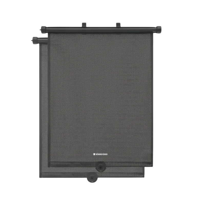 Lot de 2 Pare-Soleils Voiture Enroulables Avec Ventouses – KikkaBoo