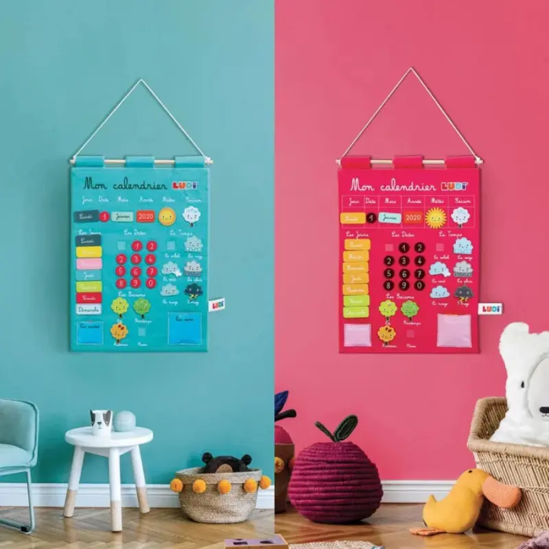 Ludi Calendrier Basic Rose Jouet Éducatif 3ans+