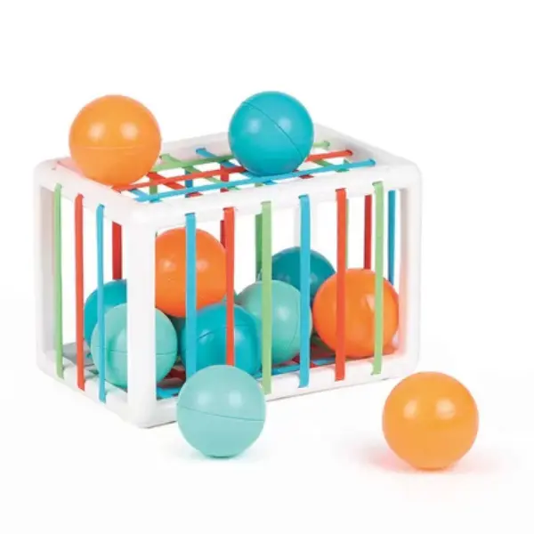Ludi Cube de manipulation avec balles Multicolore 10 mois