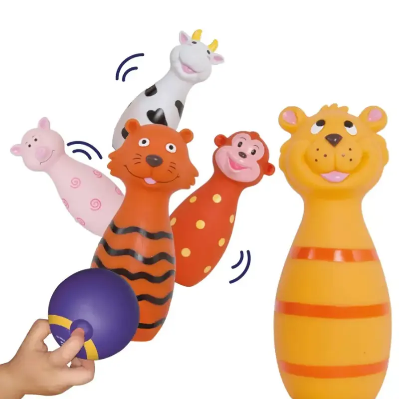 Ludi Jeu De Quilles Animaux - 10m+