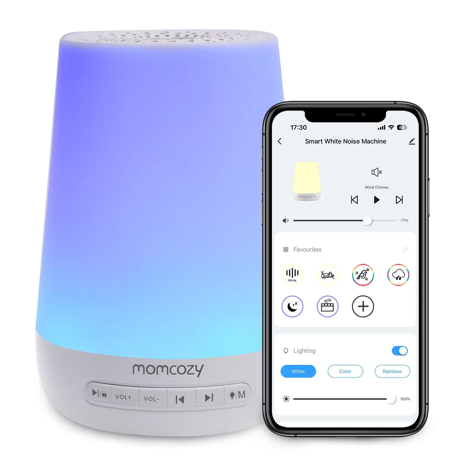xx Machine à sons pour bébé intelligente - Contrôle à distance via application