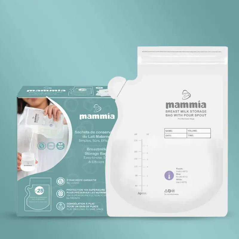 xx Mammia 25 Sachets de Conservation du Lait Maternel