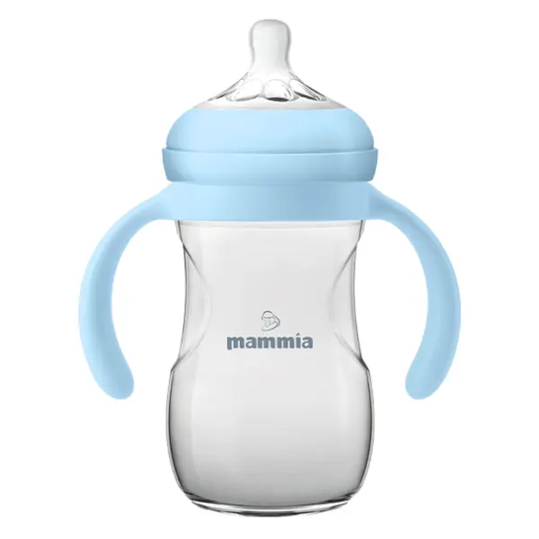 Mammia Biberon Natural Feeling à Poignée Ergonomique 330ml