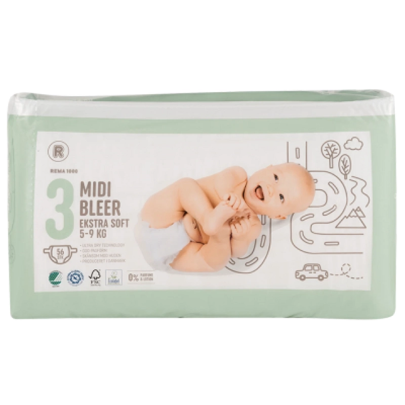xx MIDI BLEER Taille 3 (5–9 kg)