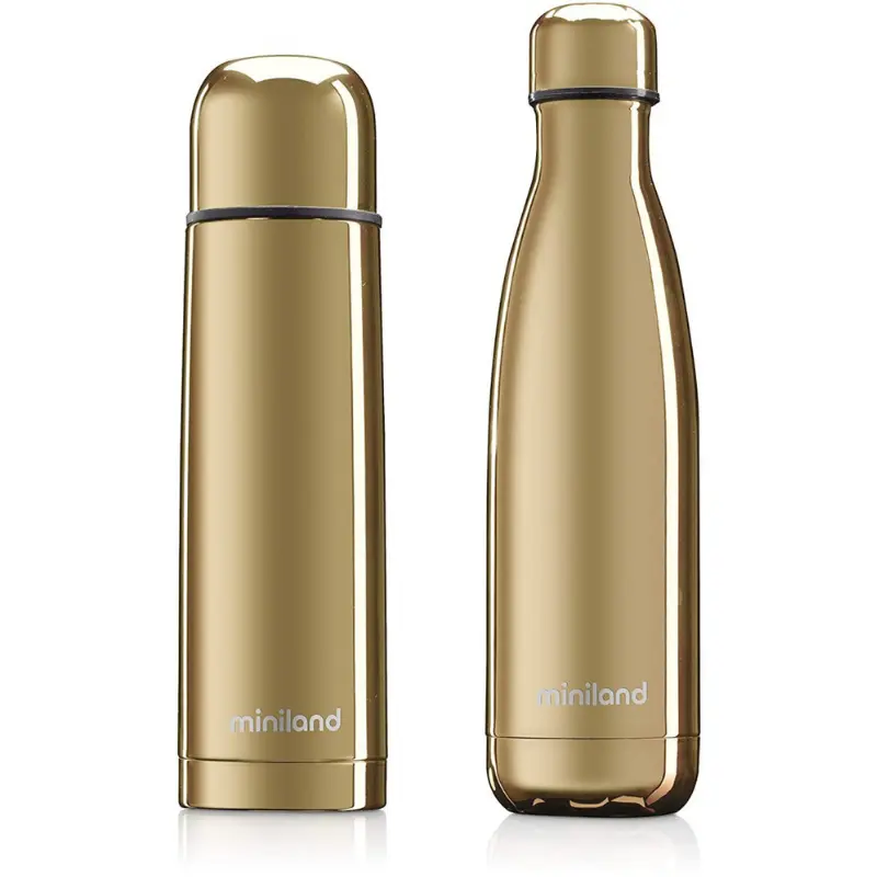 Miniland Thermos DeLuxe Gold 500ml Lot de 2