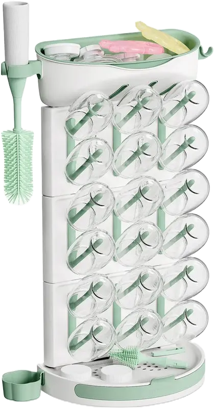 xx Momcozy DIY Grand support de séchage pour 18 bouteilles