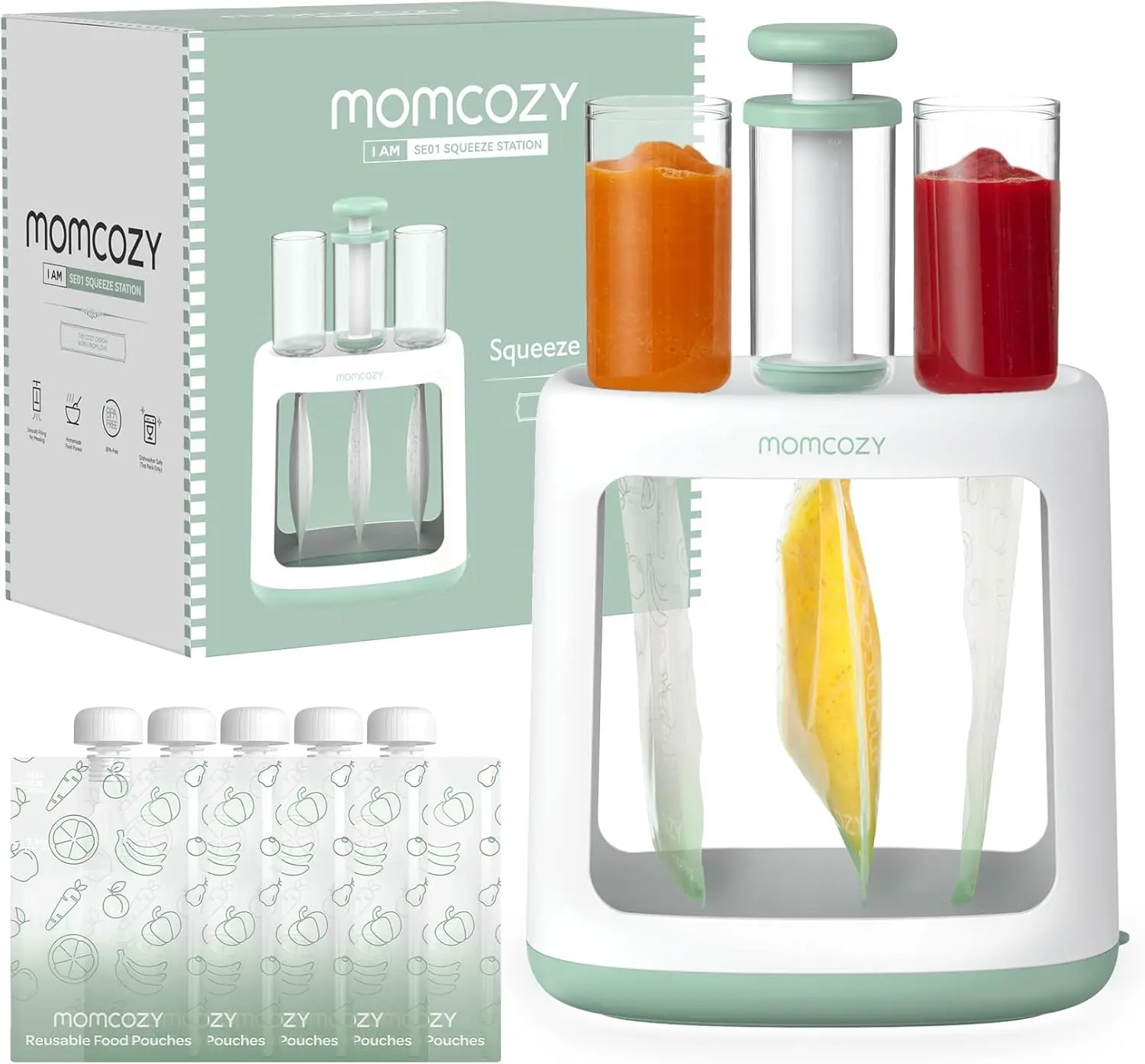 xx Momcozy Machine à purer les aliments pour bébé