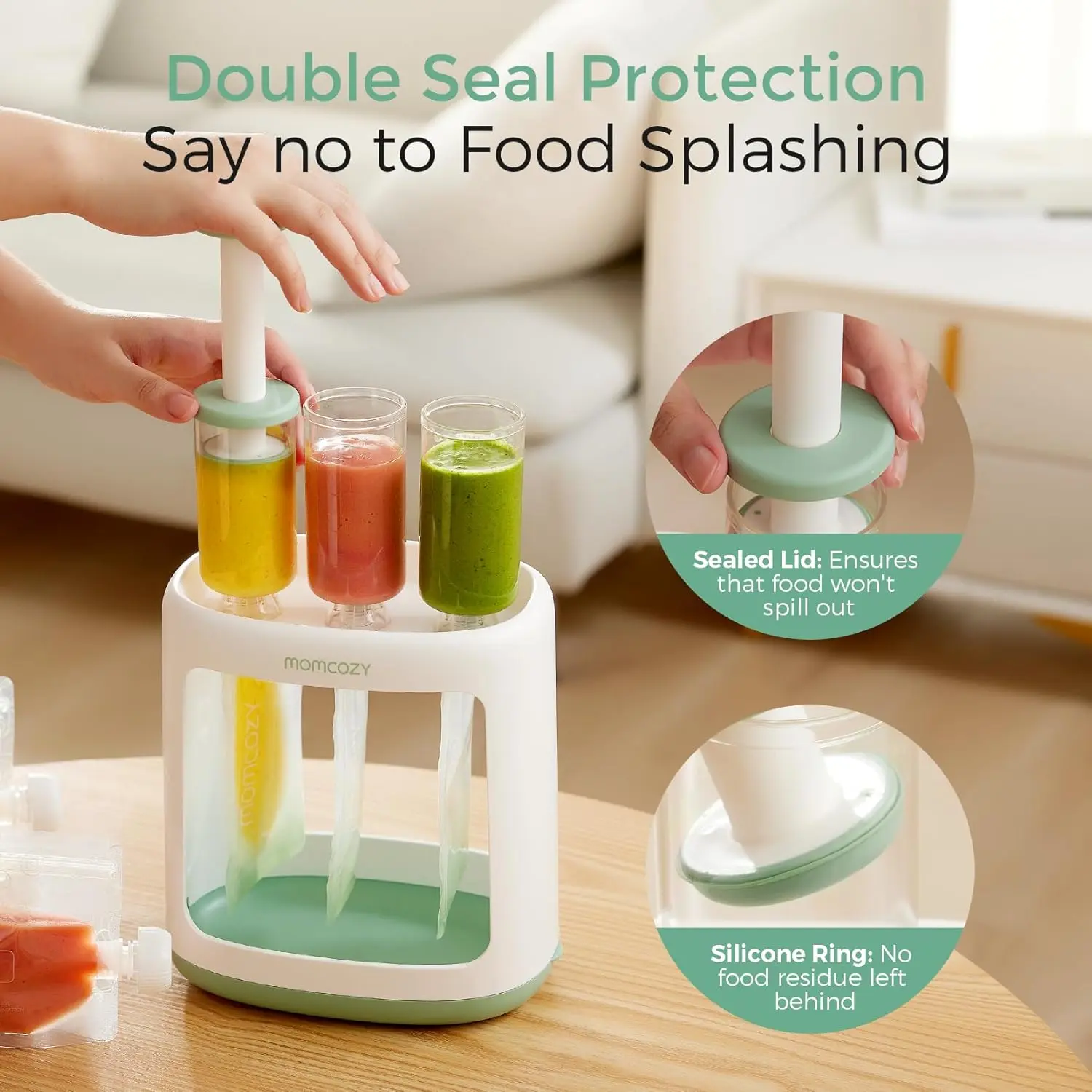 Momcozy Machine à purer les aliments pour bébé
