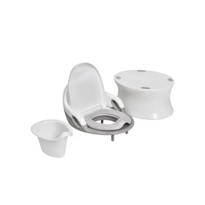 MS Innovaciones Pot d'apprentissage Toilette Bébé Blanc-Gris