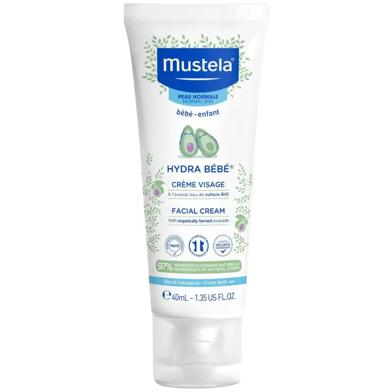 xx Mustela Hydra Bebe Crème visage dès la naissance 40 ml