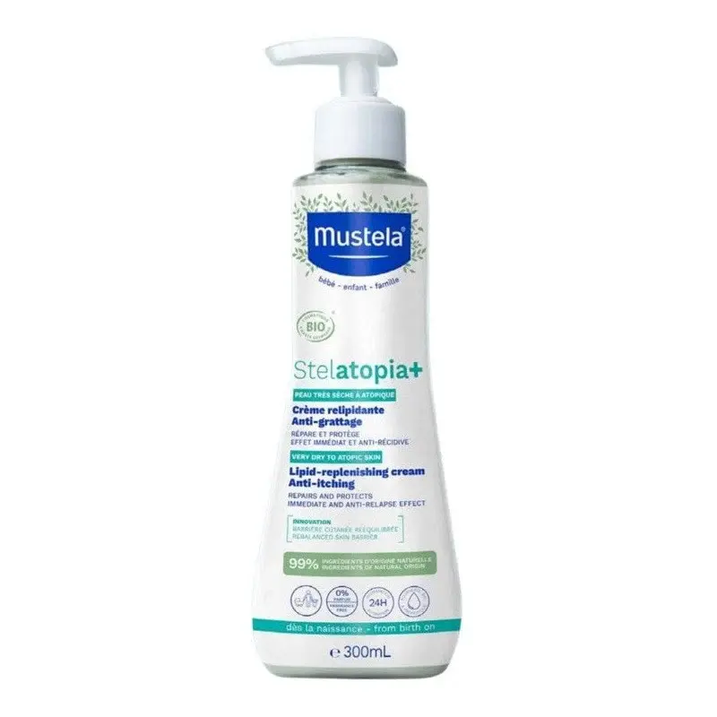 xx MUSTELA Stelatopia+ BIO Crème Relipidante 300 ml