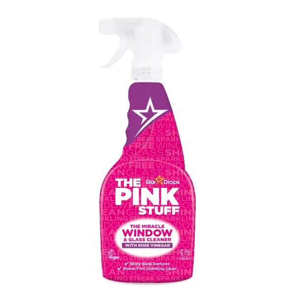 xx Nettoyant Vitres et Verres Le Miracle – Formule au Vinaigre de Rose pour une Brillance Sans Traces