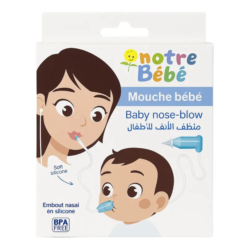 Notre Bébé Mouche Bébé avec Embout en Silicone