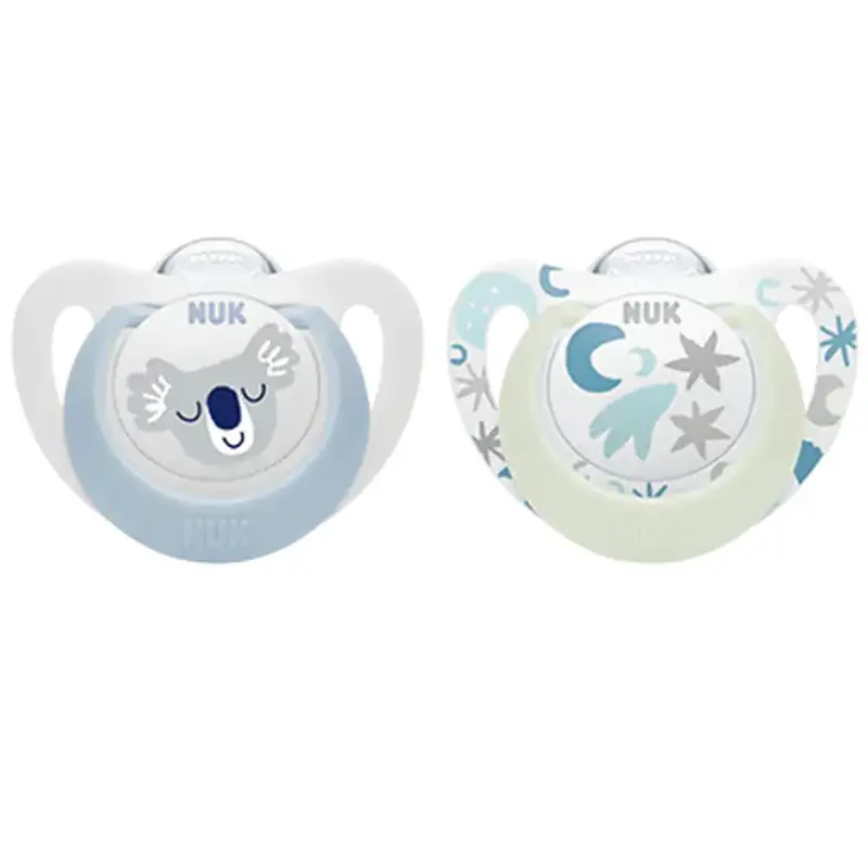 Nuk Sucette Silicone Star Day -Night 0-6 mois