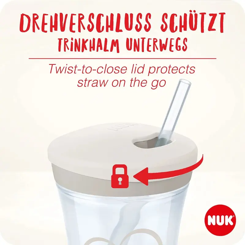 Nuk Tasse Action Cup Chat Jaune 12 mois+