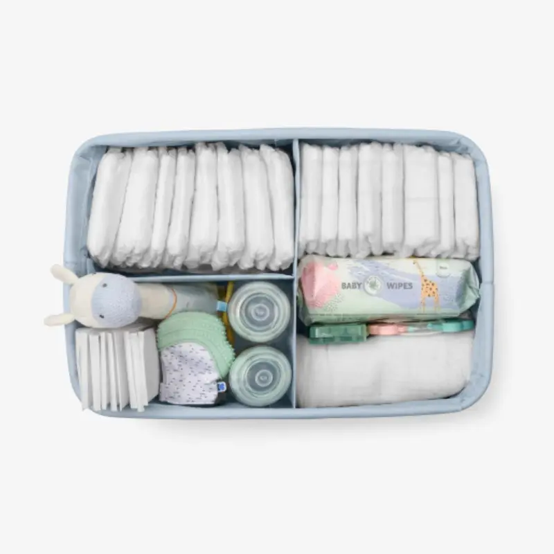 Organisateur de couches et de produits pour bébé Stripy Friends