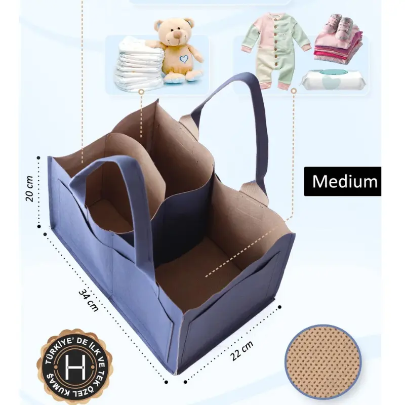 Organisateur de soins pour bébé Lamitela MD Uni Beige
