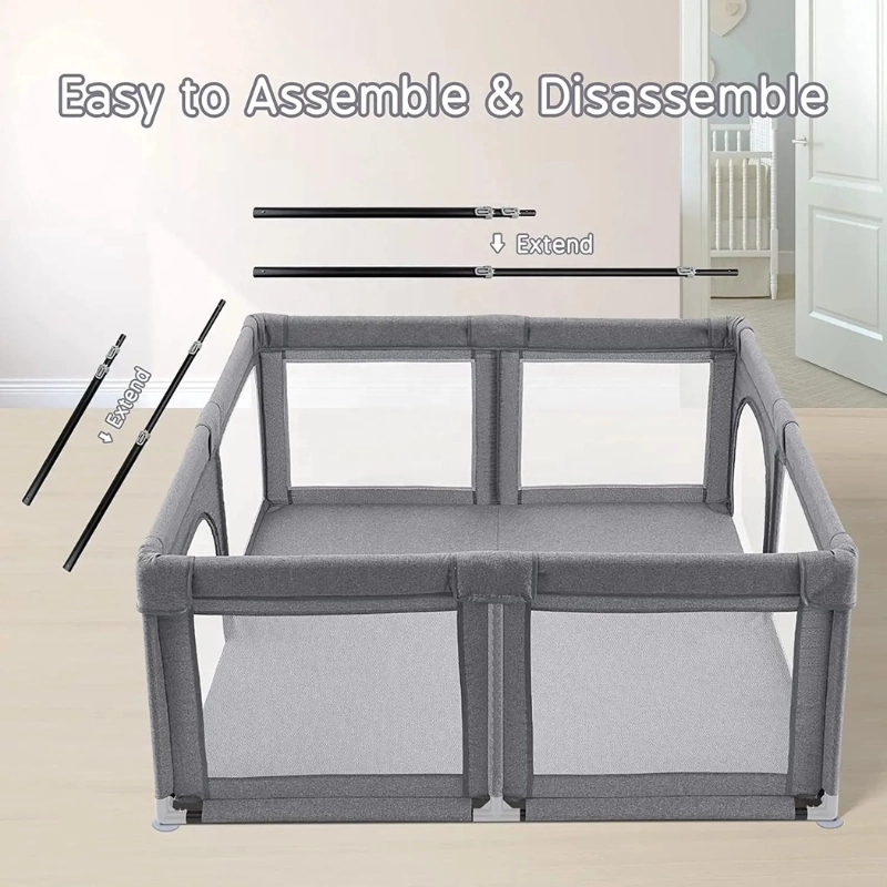 Parc de jeux bébé portable et pliable 150x180x68 cm