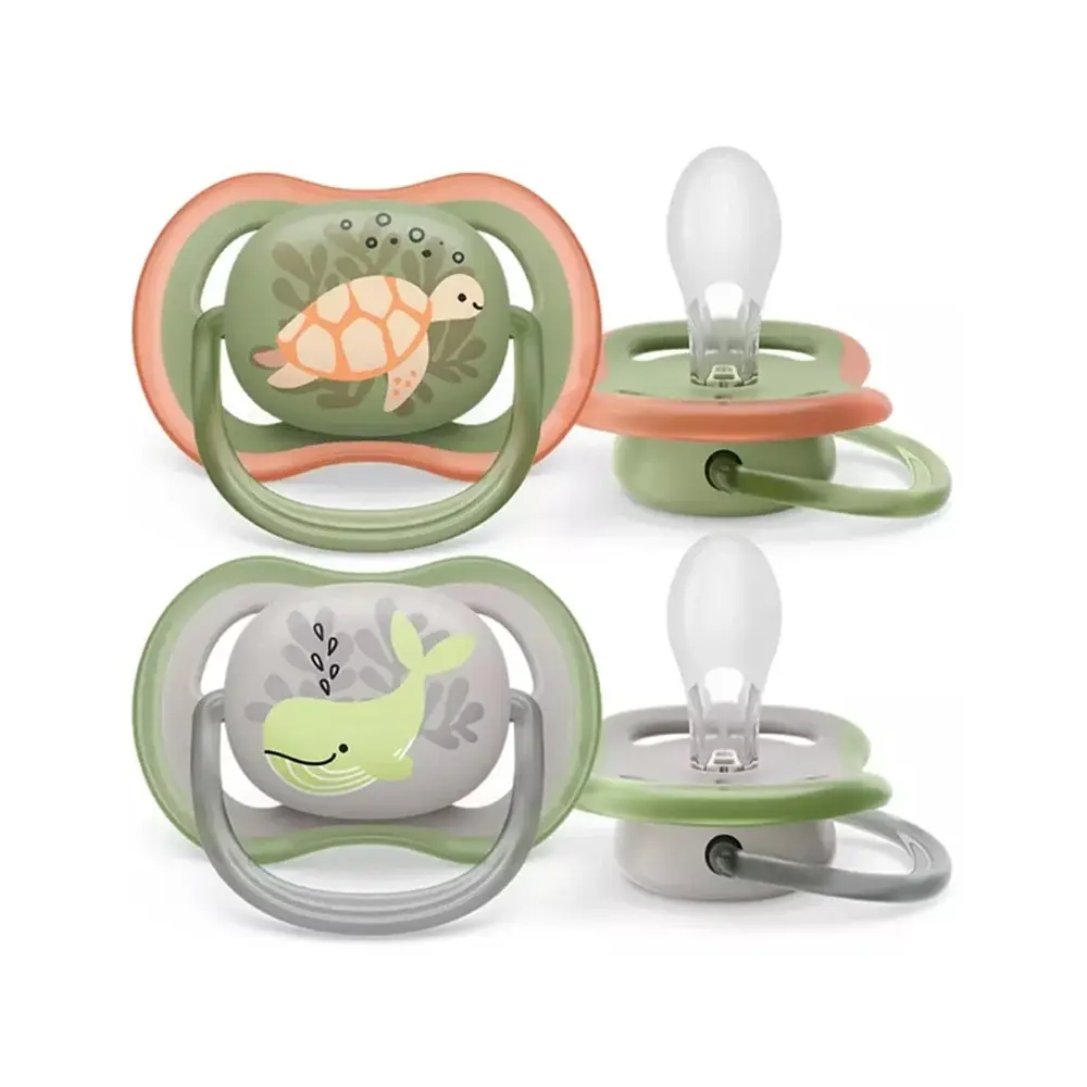 xx Philips Avent Lot de 2 Sucettes Ultra Air 6-18m Garçon