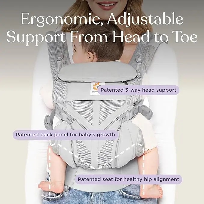Porte-bébé Ergobaby Omni Classic Bleu Oxford 3 à 20 kg